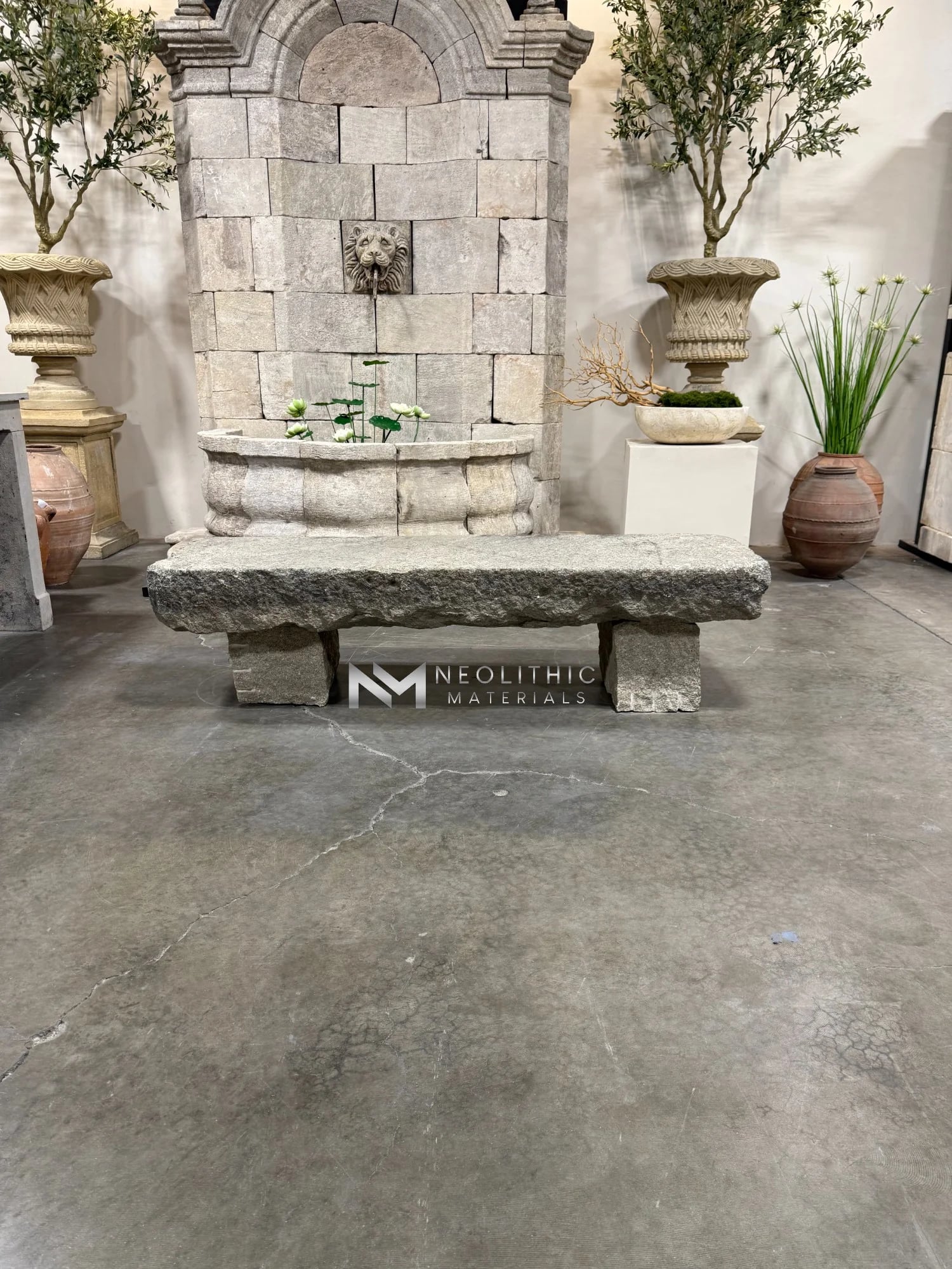 Antique Granite Bench thumbnail 4