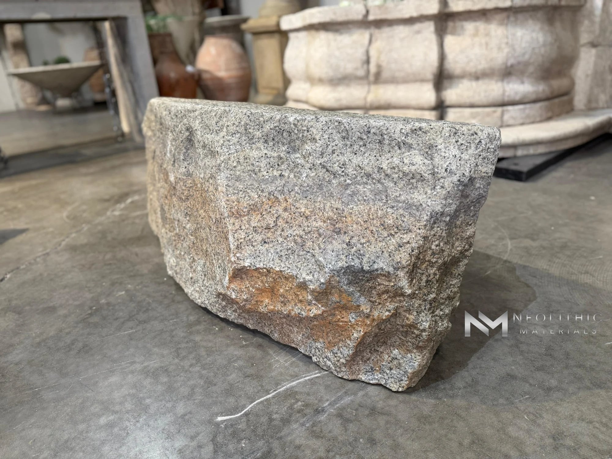 Antique Granite Bench thumbnail 2