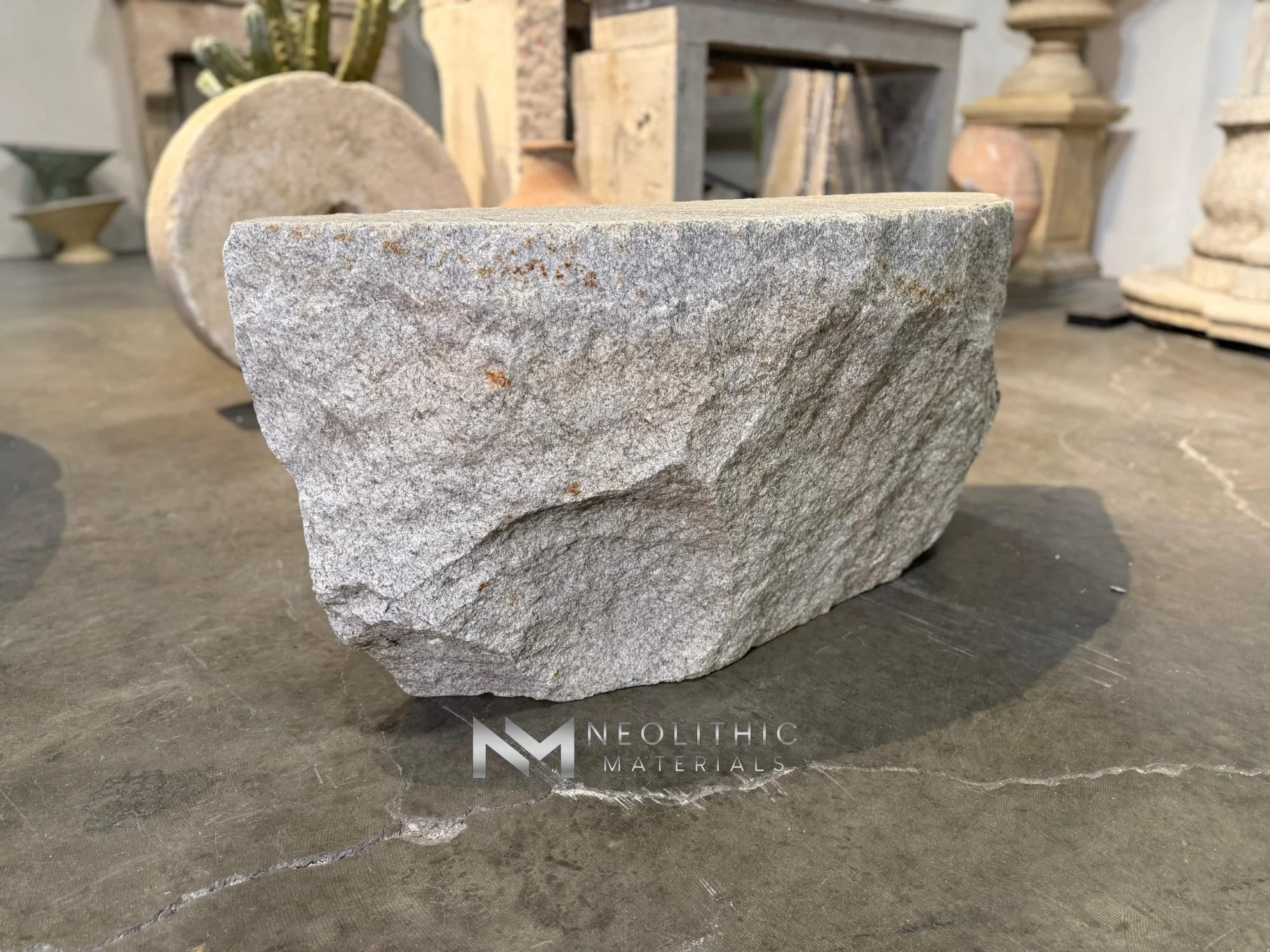 Antique Granite Bench thumbnail 2