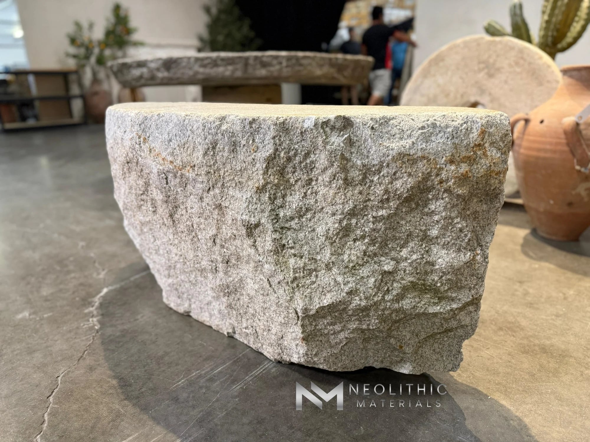 Antique Granite Bench thumbnail 3
