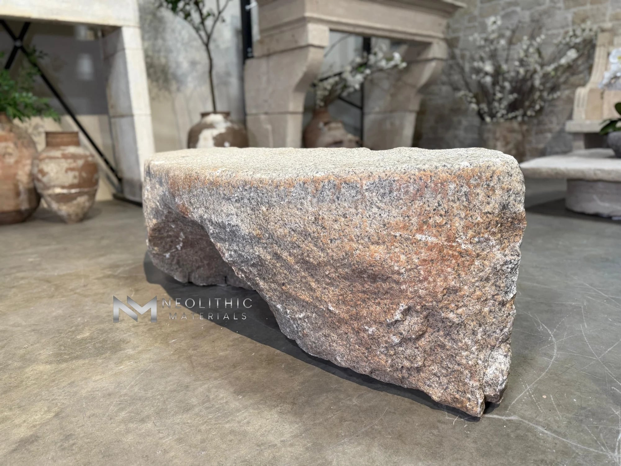 Antique Granite Bench thumbnail 3