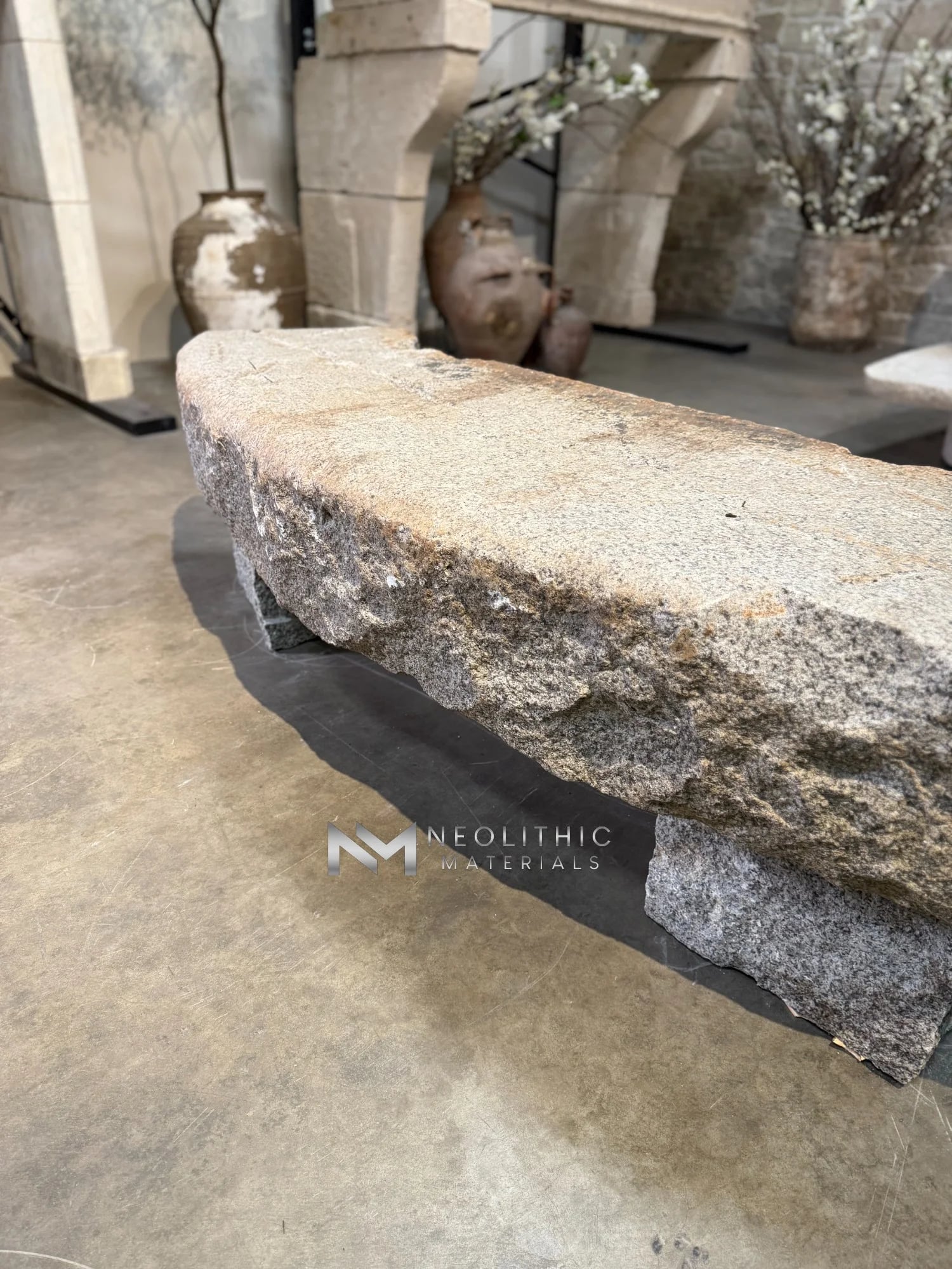 Antique Granite Bench thumbnail 8