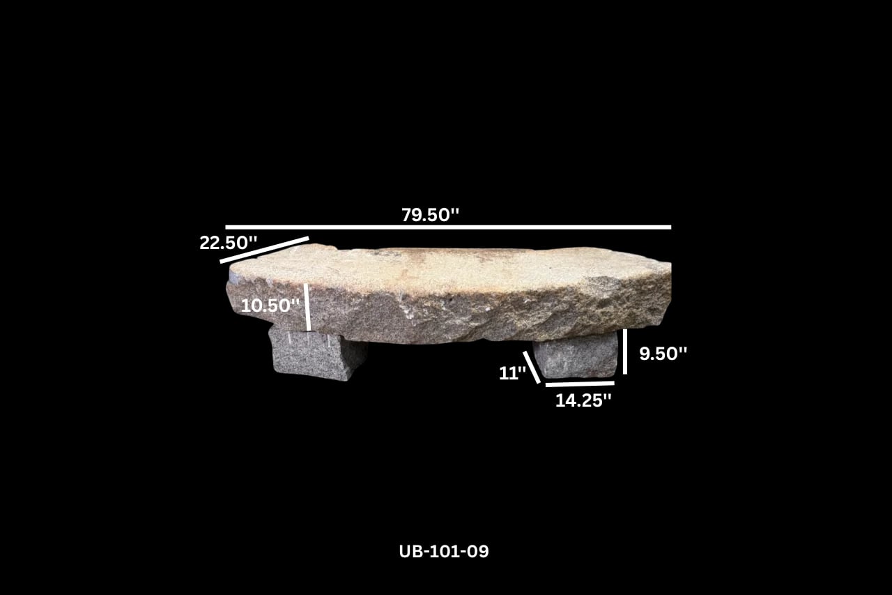 Antique Granite Bench thumbnail 9