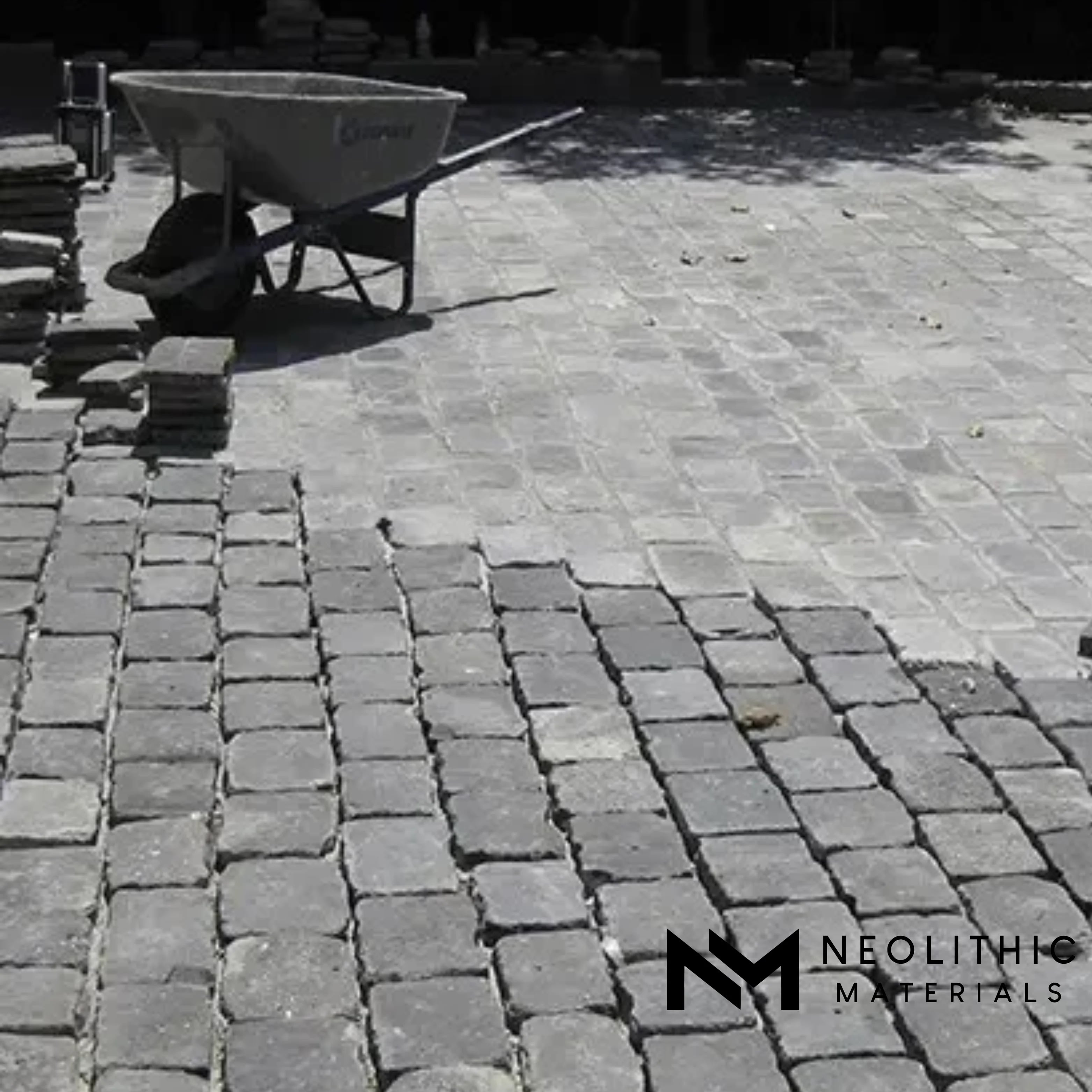Reclaimed German Basalt Cobblestone