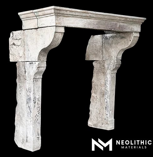 Reclaimed Stone Mantels