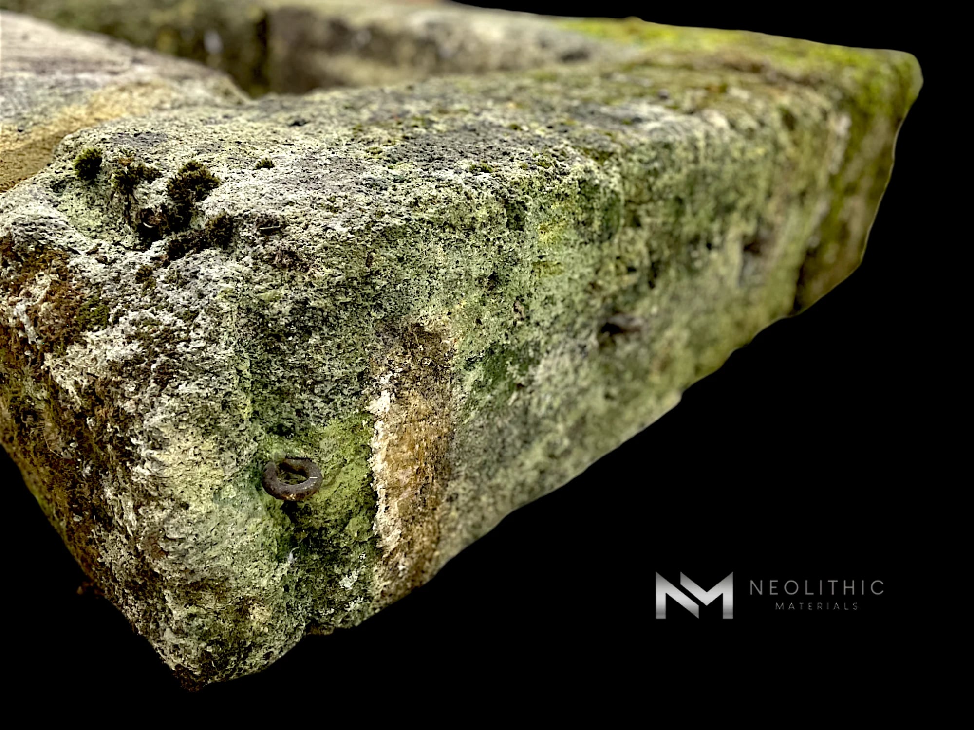 French Limestone Fire Pit thumbnail 2