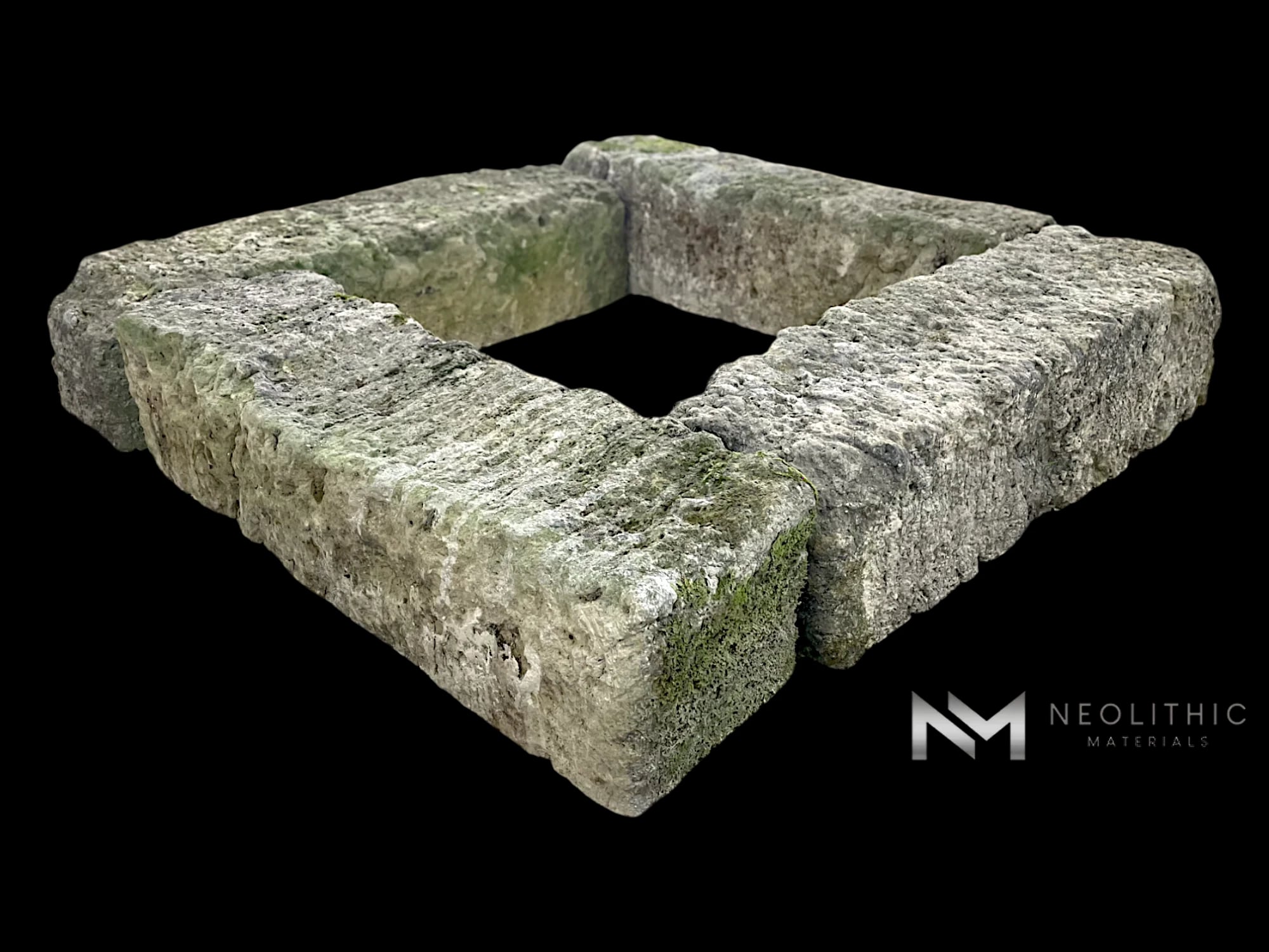 French Limestone Fire Pit - Image 1