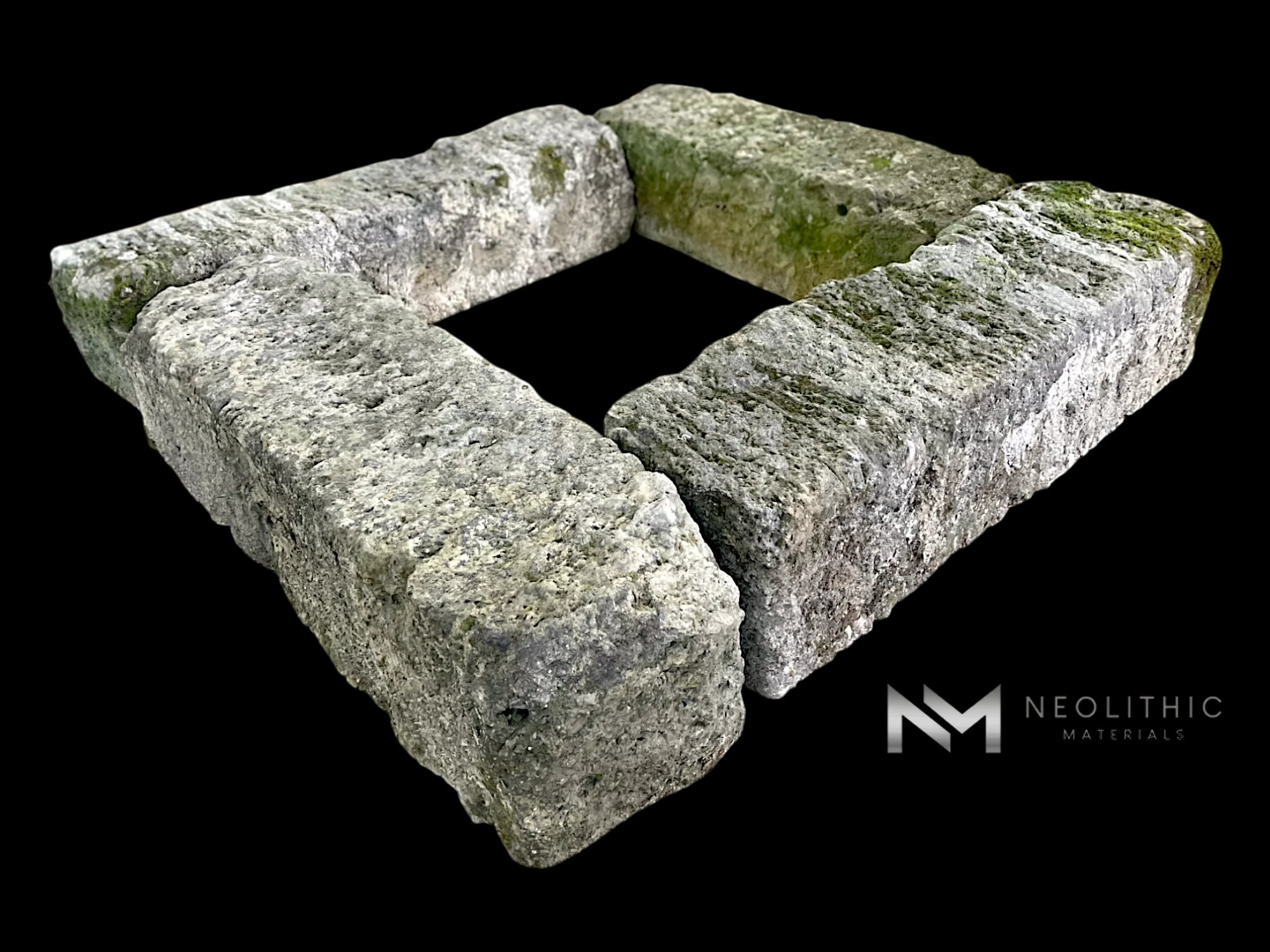 French Limestone Fire Pit thumbnail 4