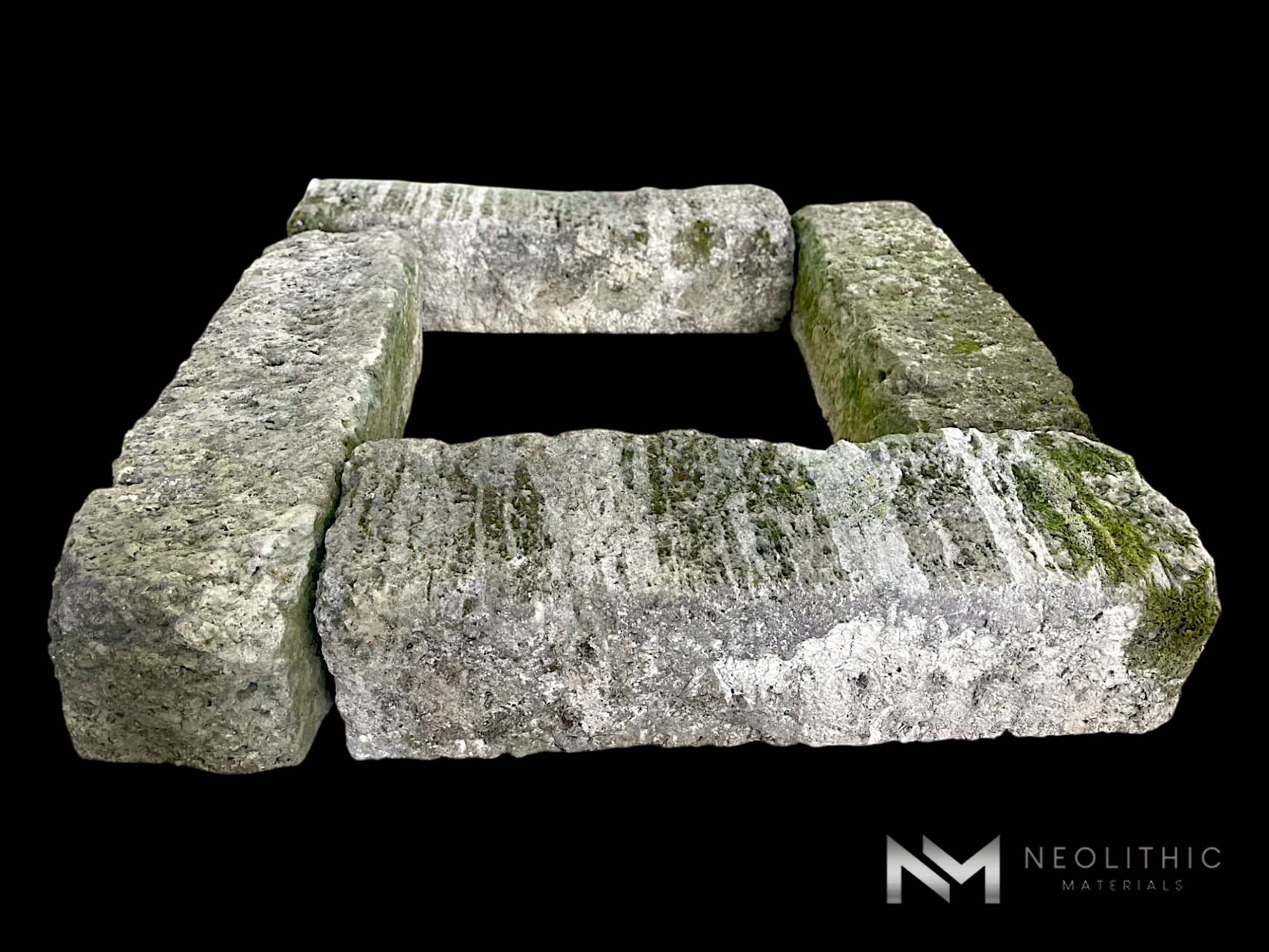 French Limestone Fire Pit thumbnail 9