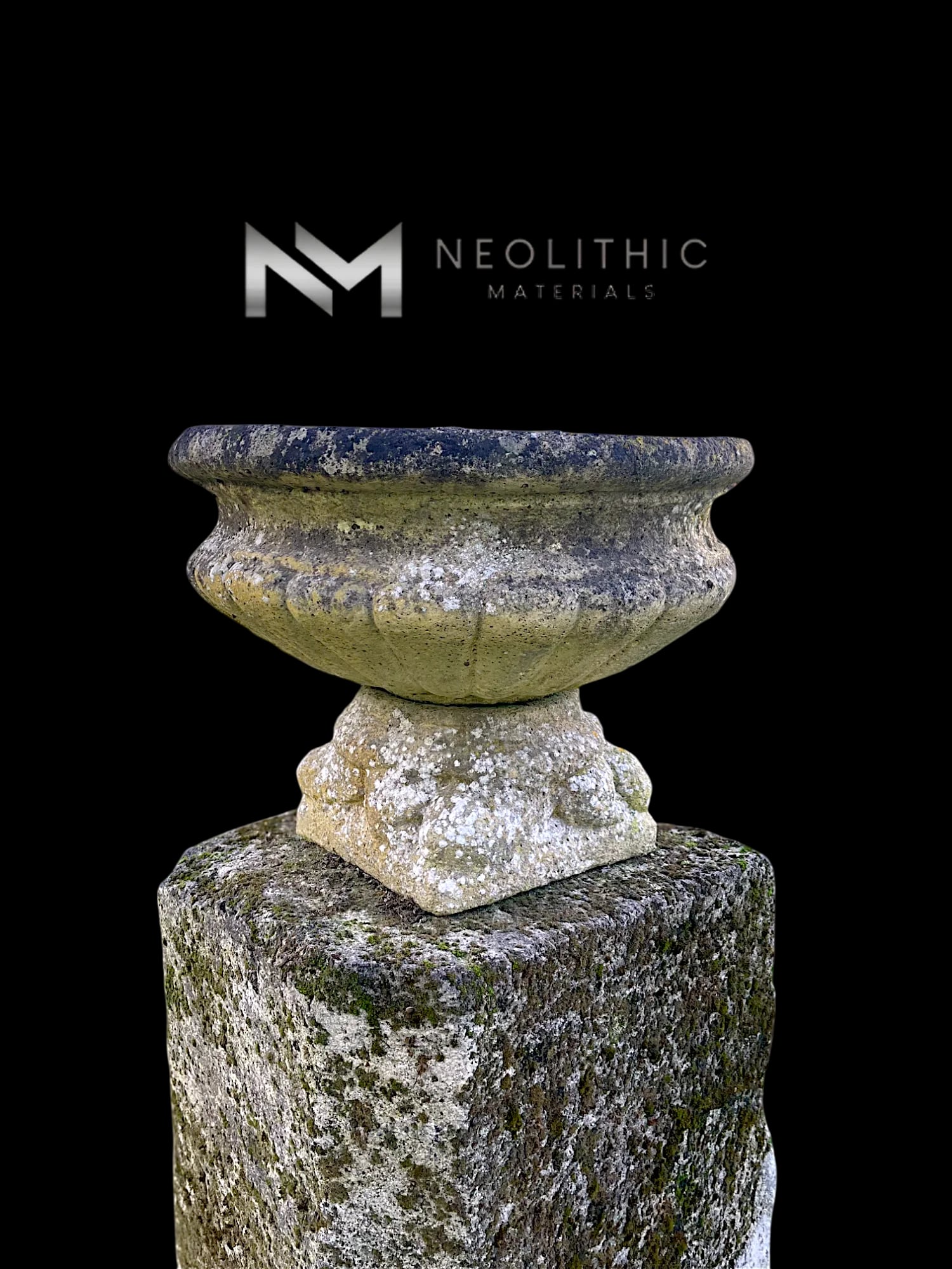 Antique Stone Vase (Pair)
