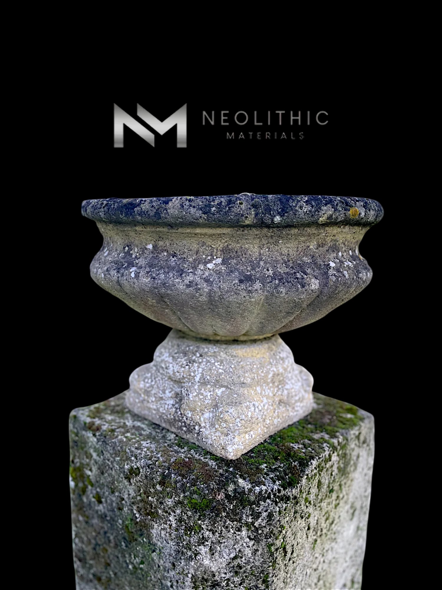 Antique Stone Vase (Pair) thumbnail 2