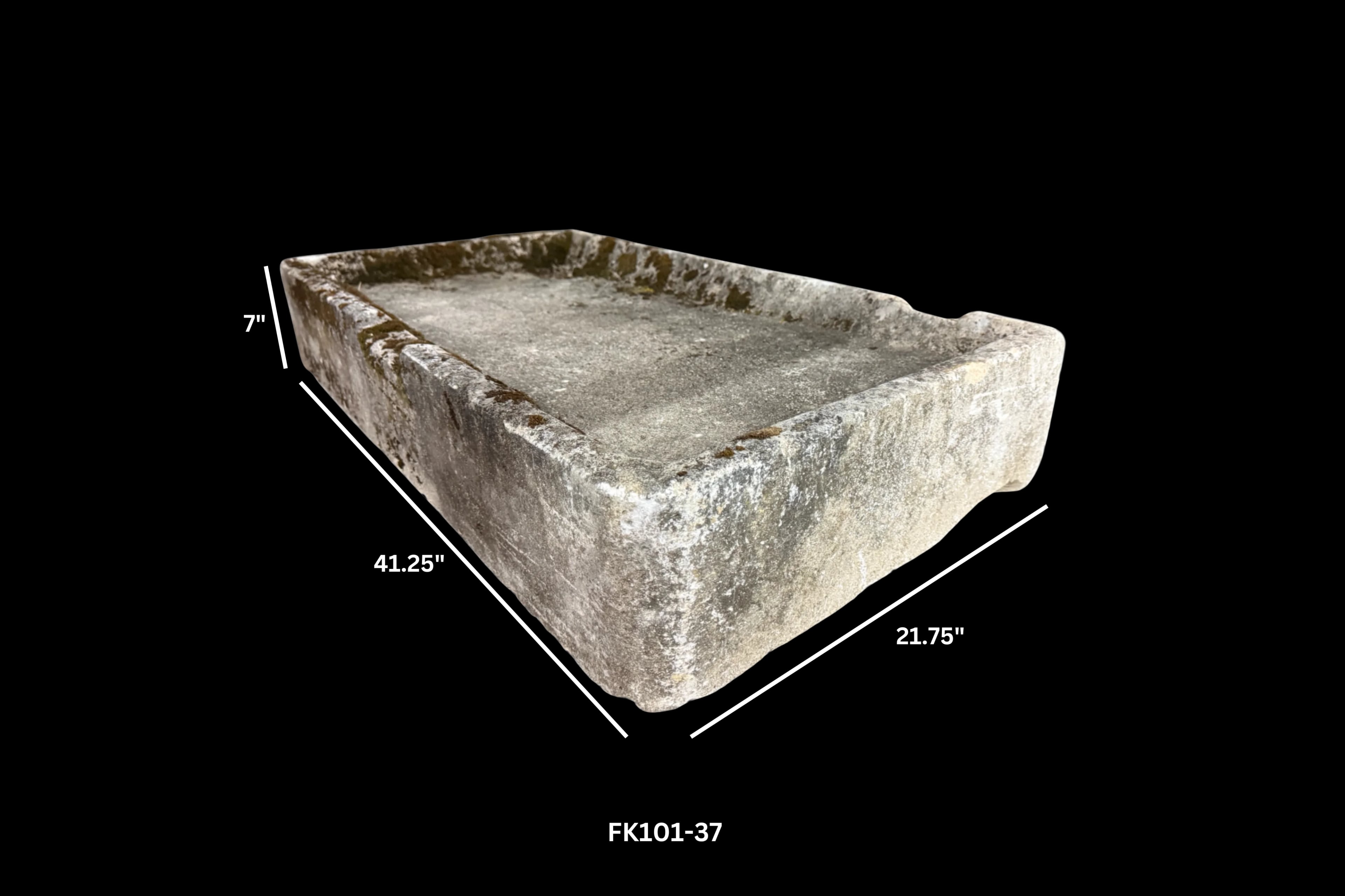 French Antique Stone Sink thumbnail 5