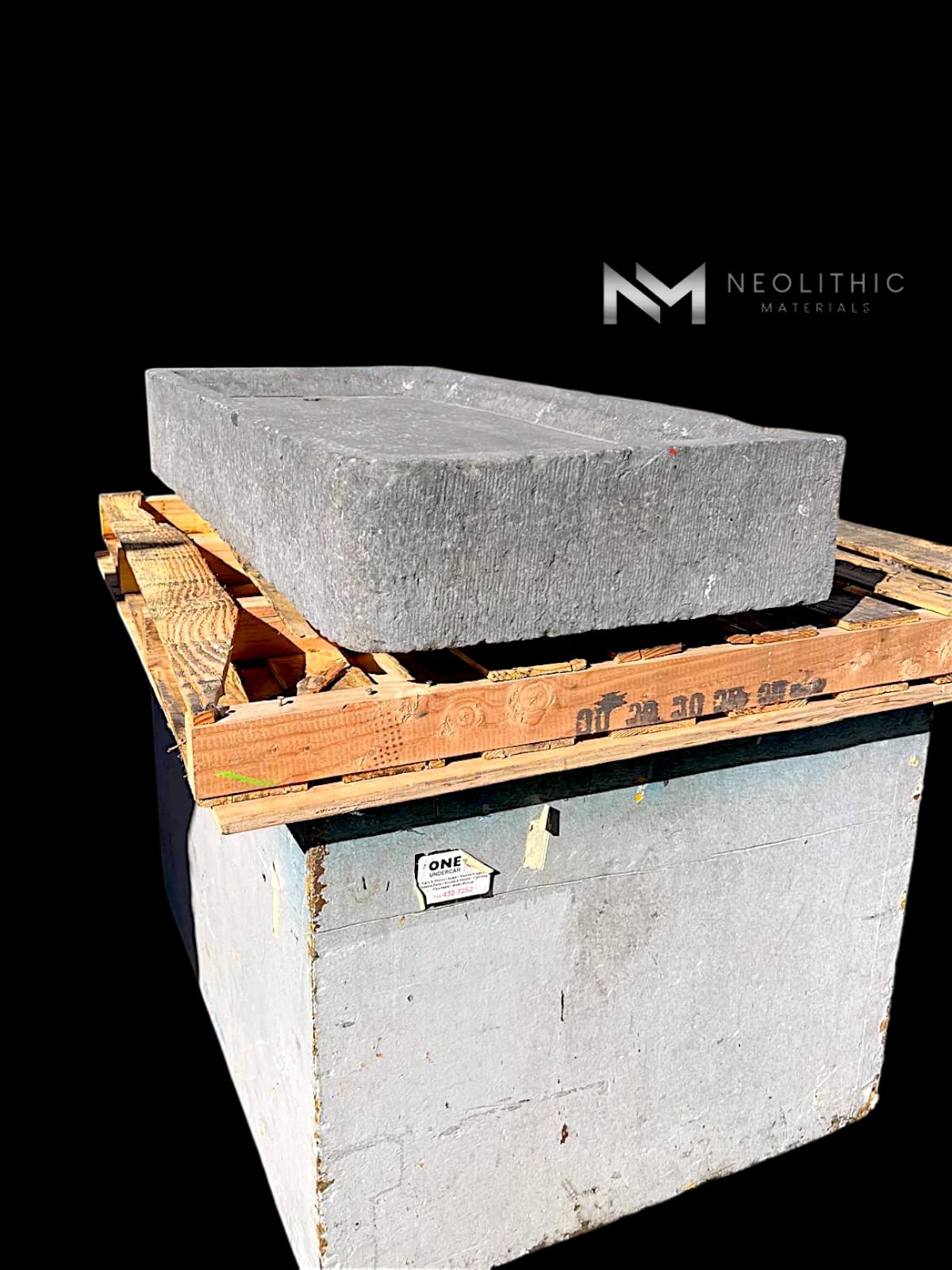 Antique Belgian Bluestone Sink thumbnail 10