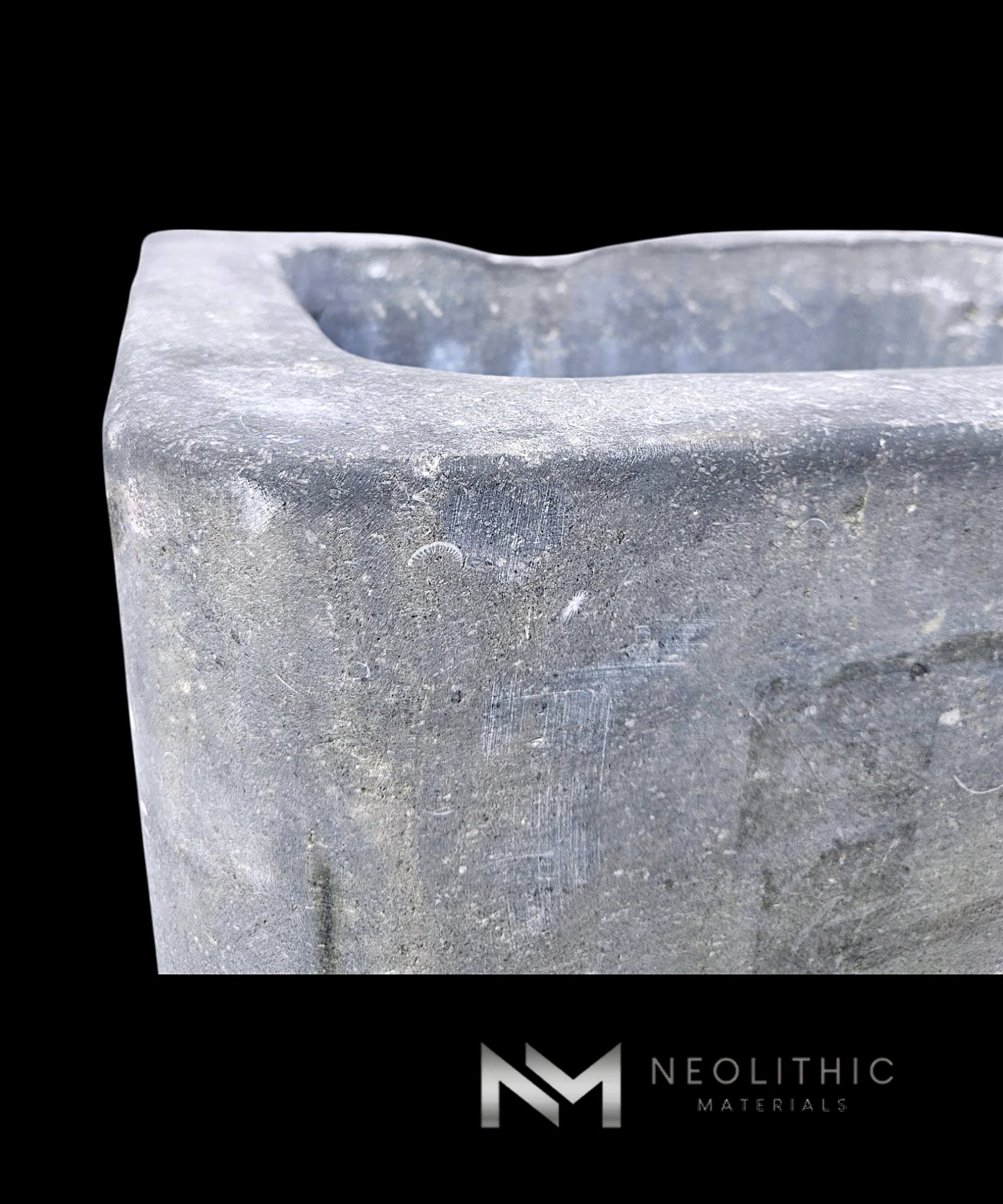 Antique Belgian Bluestone Sink thumbnail 12