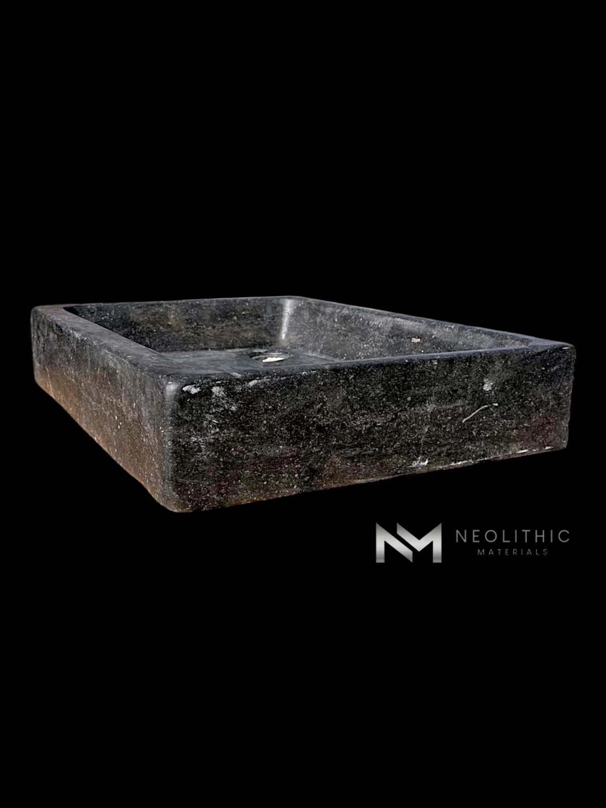 Antique Belgian Dark Bluestone Sink thumbnail 4
