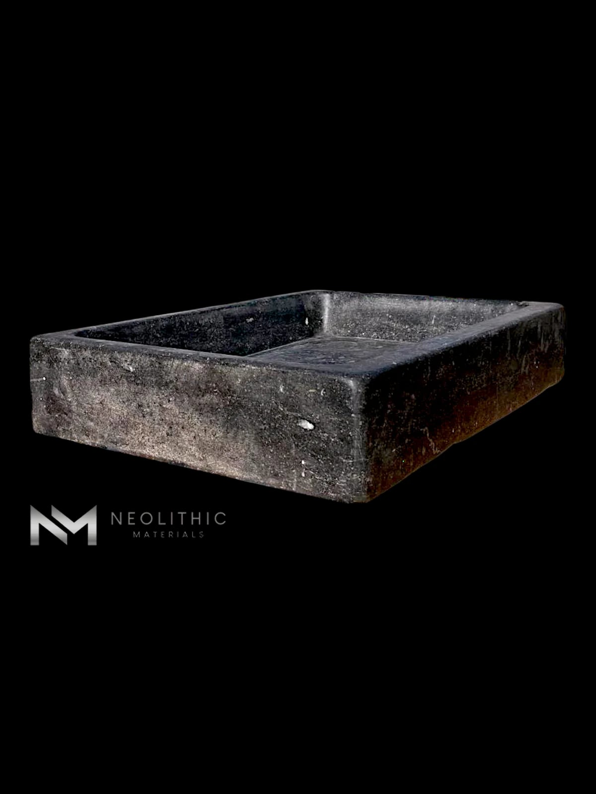 Antique Belgian Dark Bluestone Sink thumbnail 7