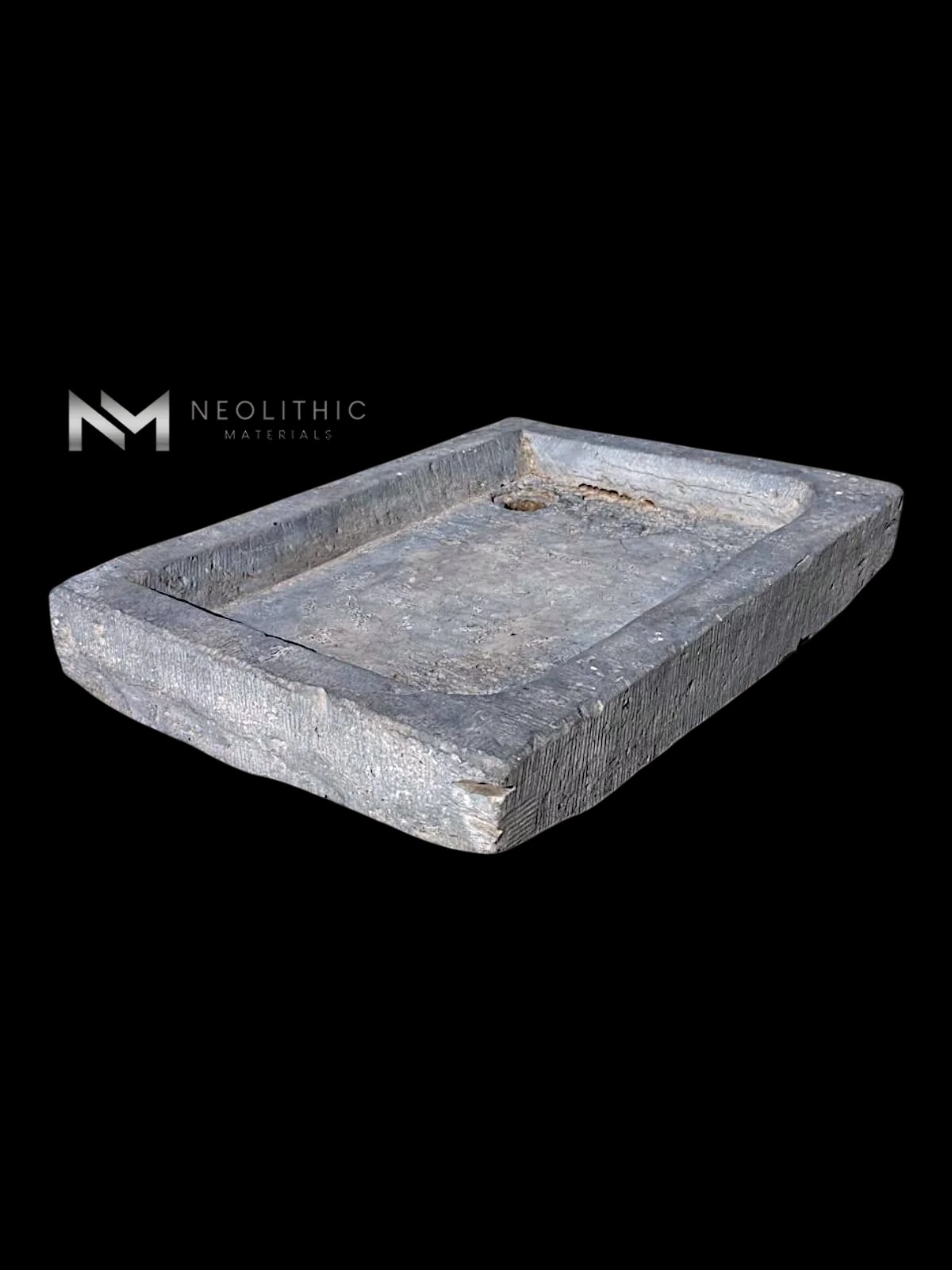 Antique Belgian Bluestone Sink thumbnail 4