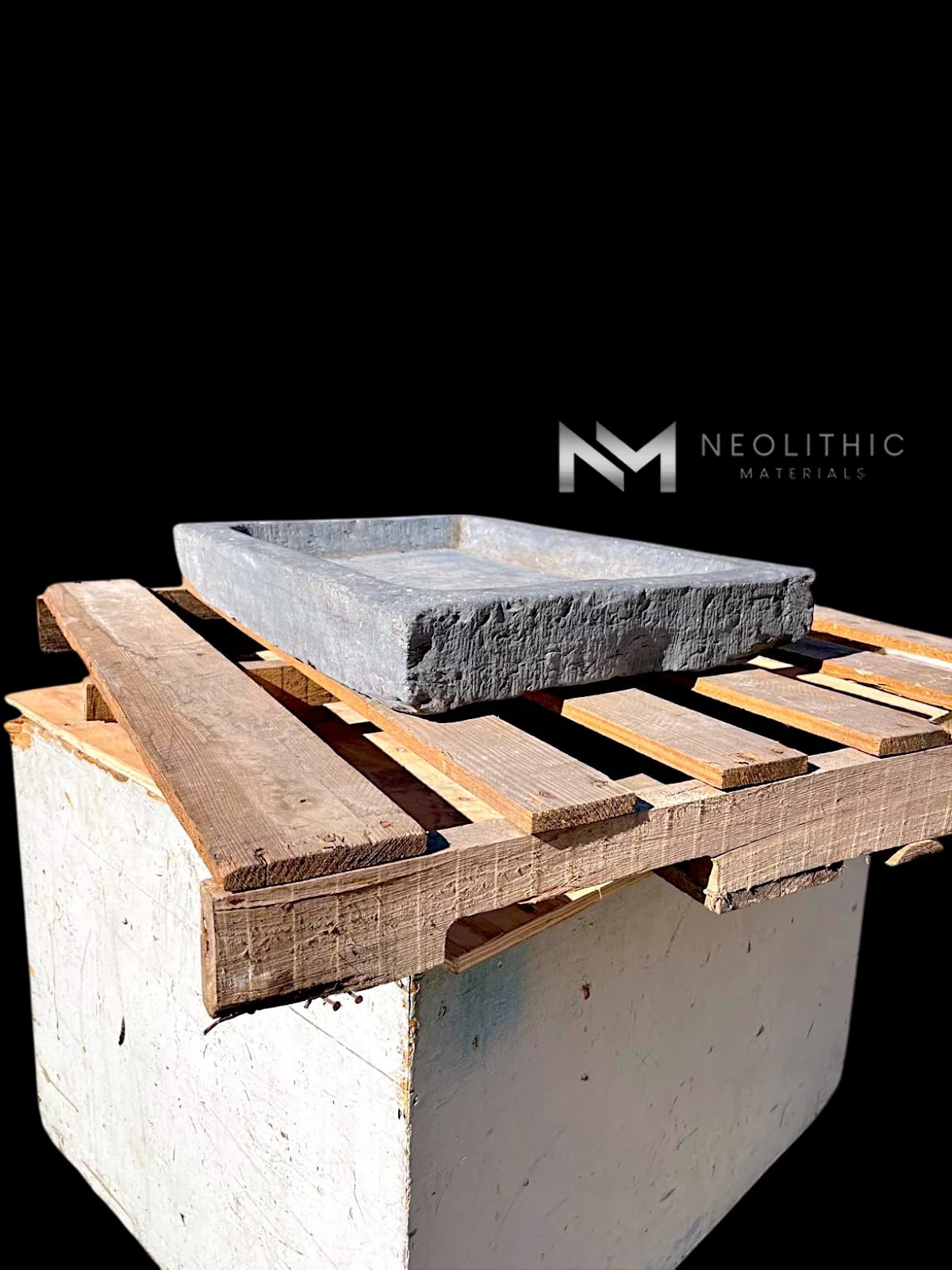 Antique Belgian Bluestone Sink thumbnail 10