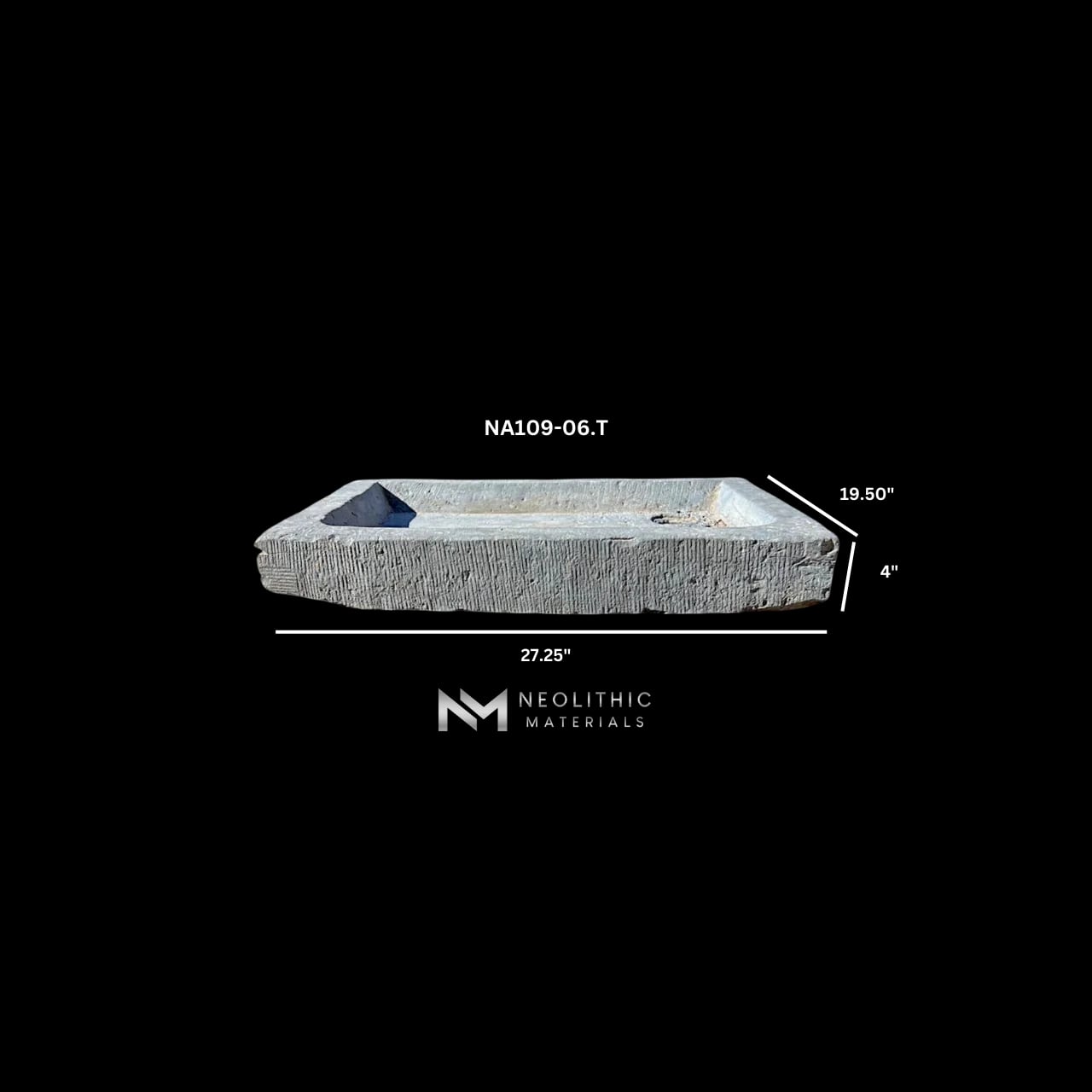 Antique Belgian Bluestone Sink thumbnail 11