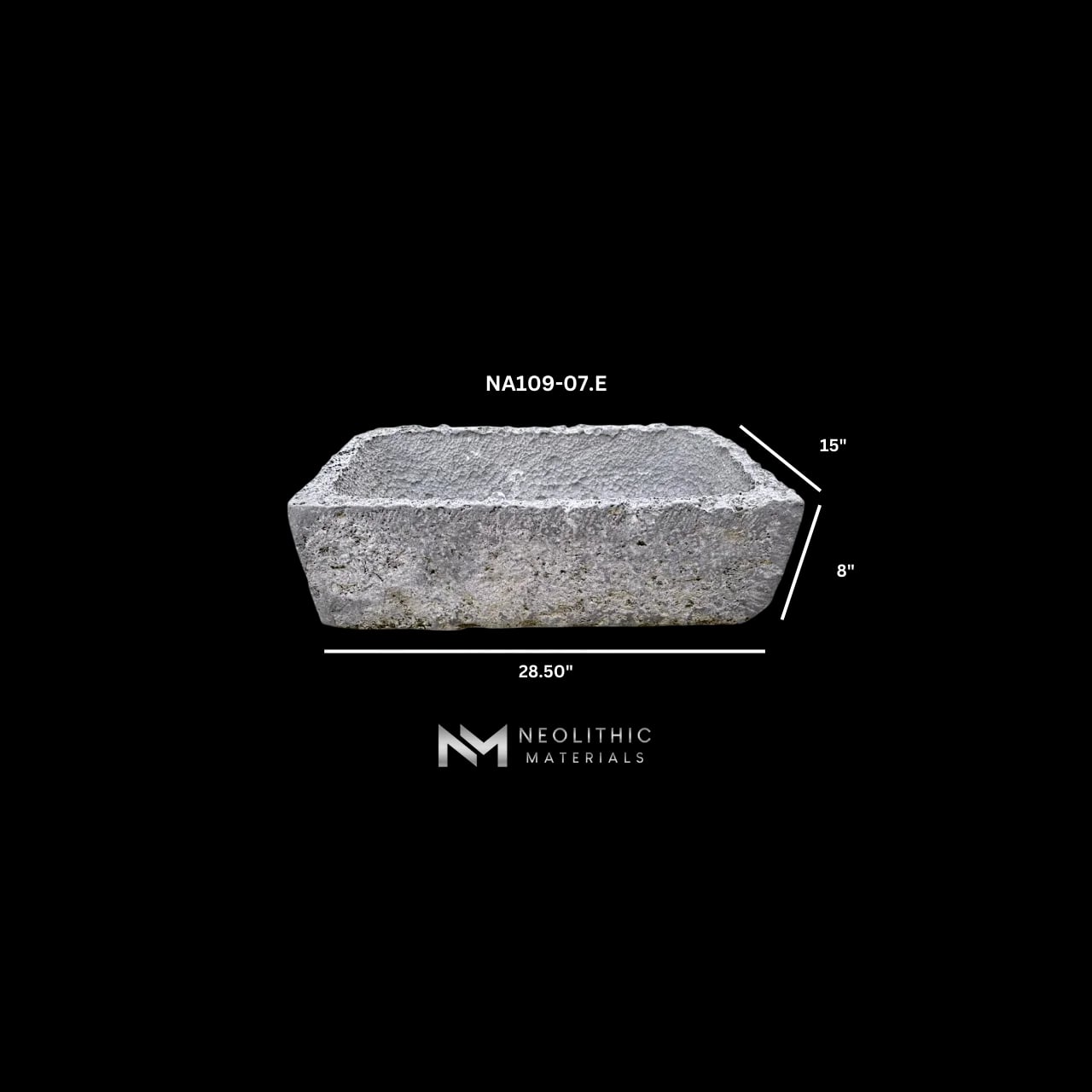 Antique Belgian Bluestone Sink thumbnail 15