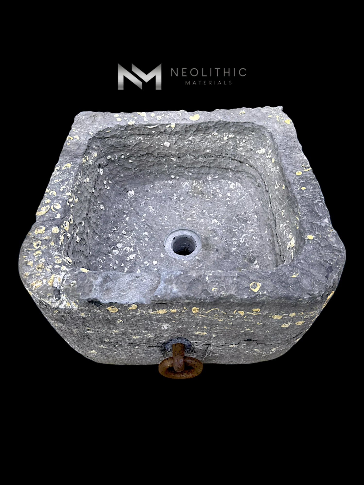 Antique Belgian Bluestone Sink - Image 1