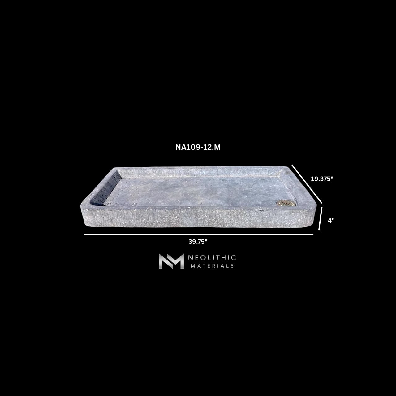 Antique Belgian Bluestone Sink thumbnail 11