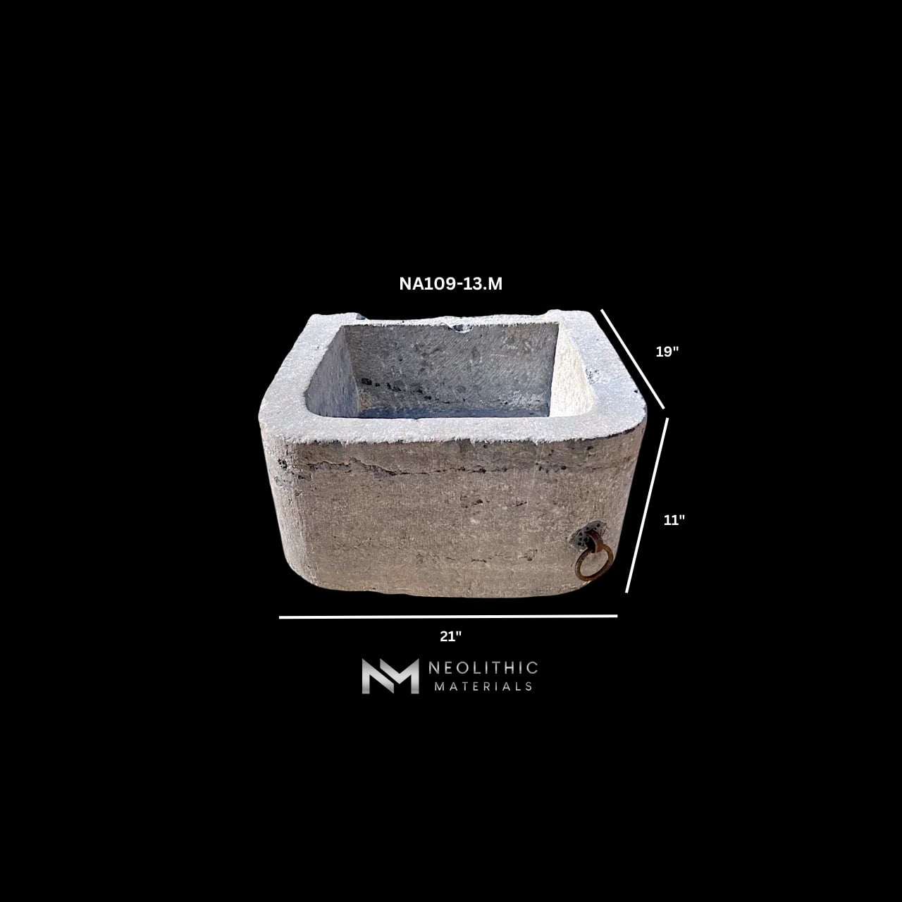 Antique Belgian Bluestone Sink thumbnail 8