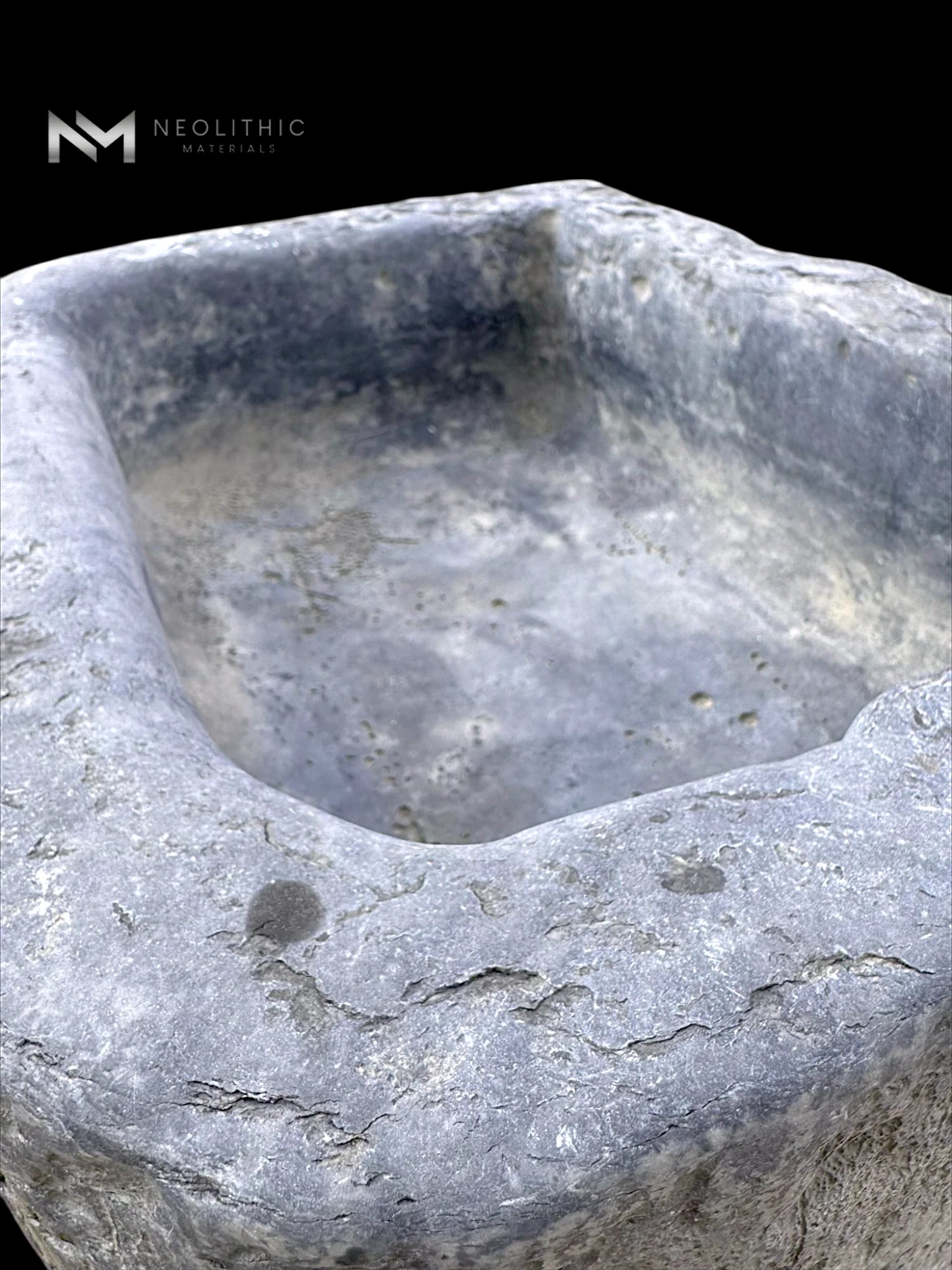 Antique Belgian Bluestone Sink thumbnail 12
