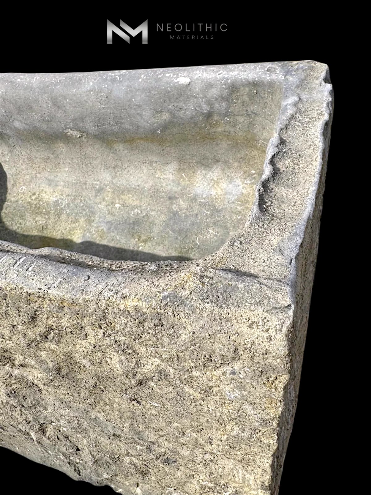 Antique Belgian Bluestone Sink thumbnail 11