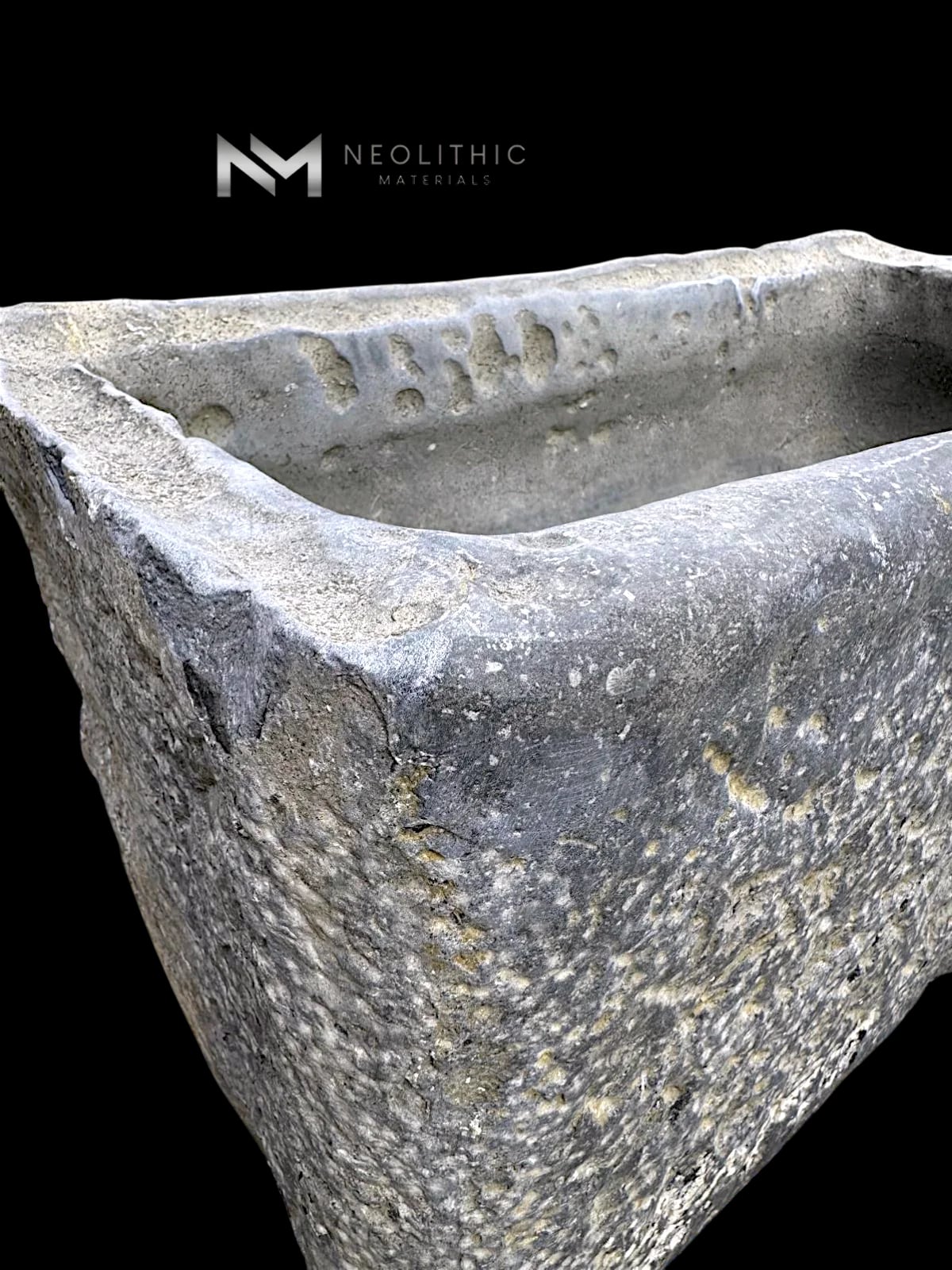 Antique Belgian Bluestone Sink thumbnail 12