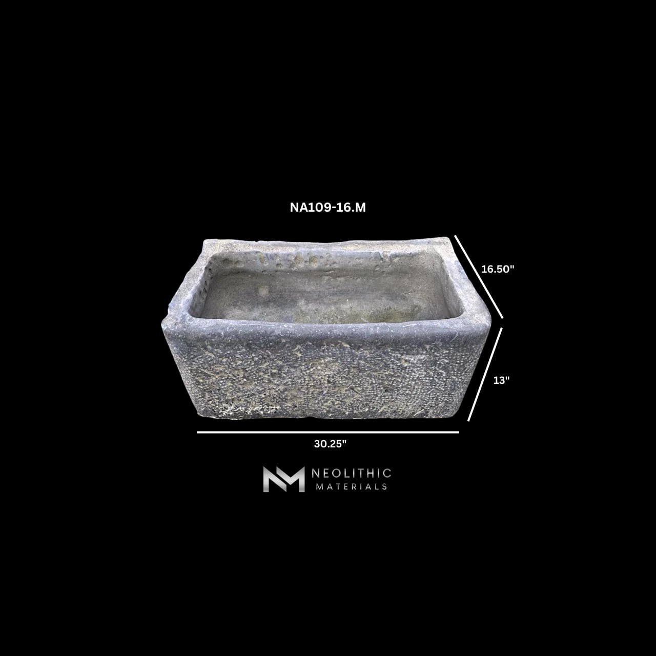 Antique Belgian Bluestone Sink thumbnail 13