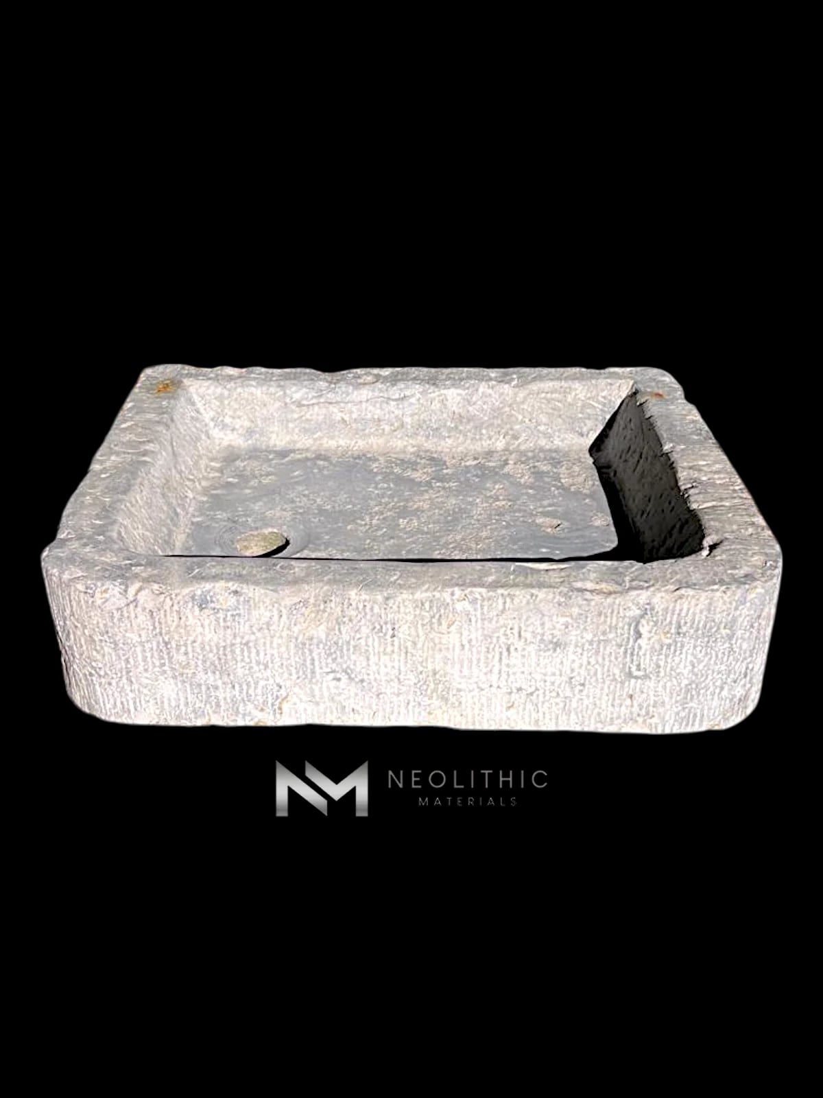 Antique Belgian Bluestone Sink - Image 1
