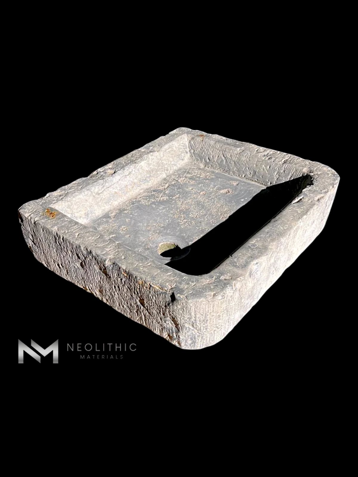 Antique Belgian Bluestone Sink thumbnail 5