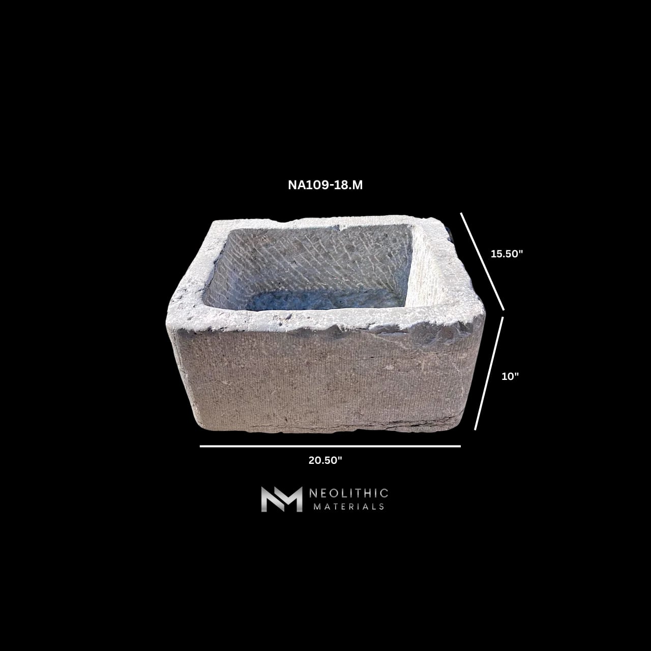 Antique Belgian Bluestone Sink thumbnail 19