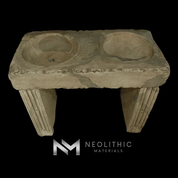 Antique Calcutta Marble Double Sink thumbnail 2