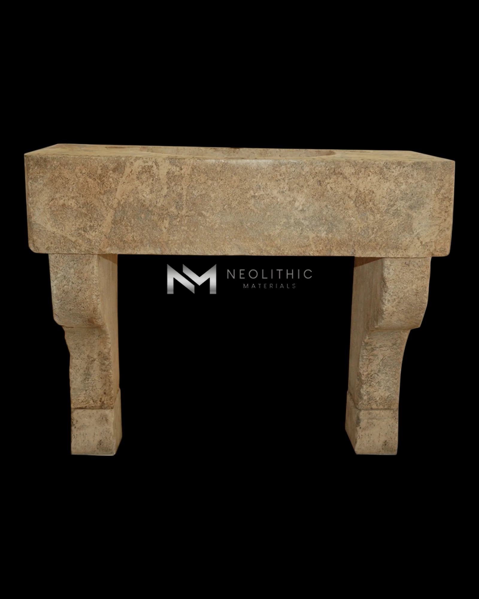 Limestone Inlaid Sink - Image 1