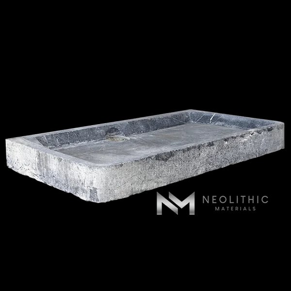 Antique Belgian Bluestone Sink thumbnail 2