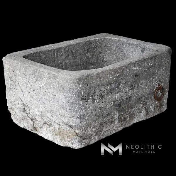 Antique Belgian Bluestone Trough Sink thumbnail 2