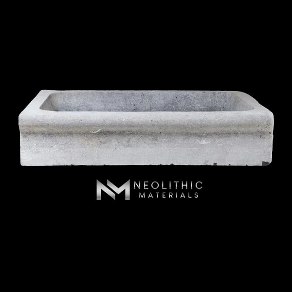Antique Belgian Bluestone Trough Sinks