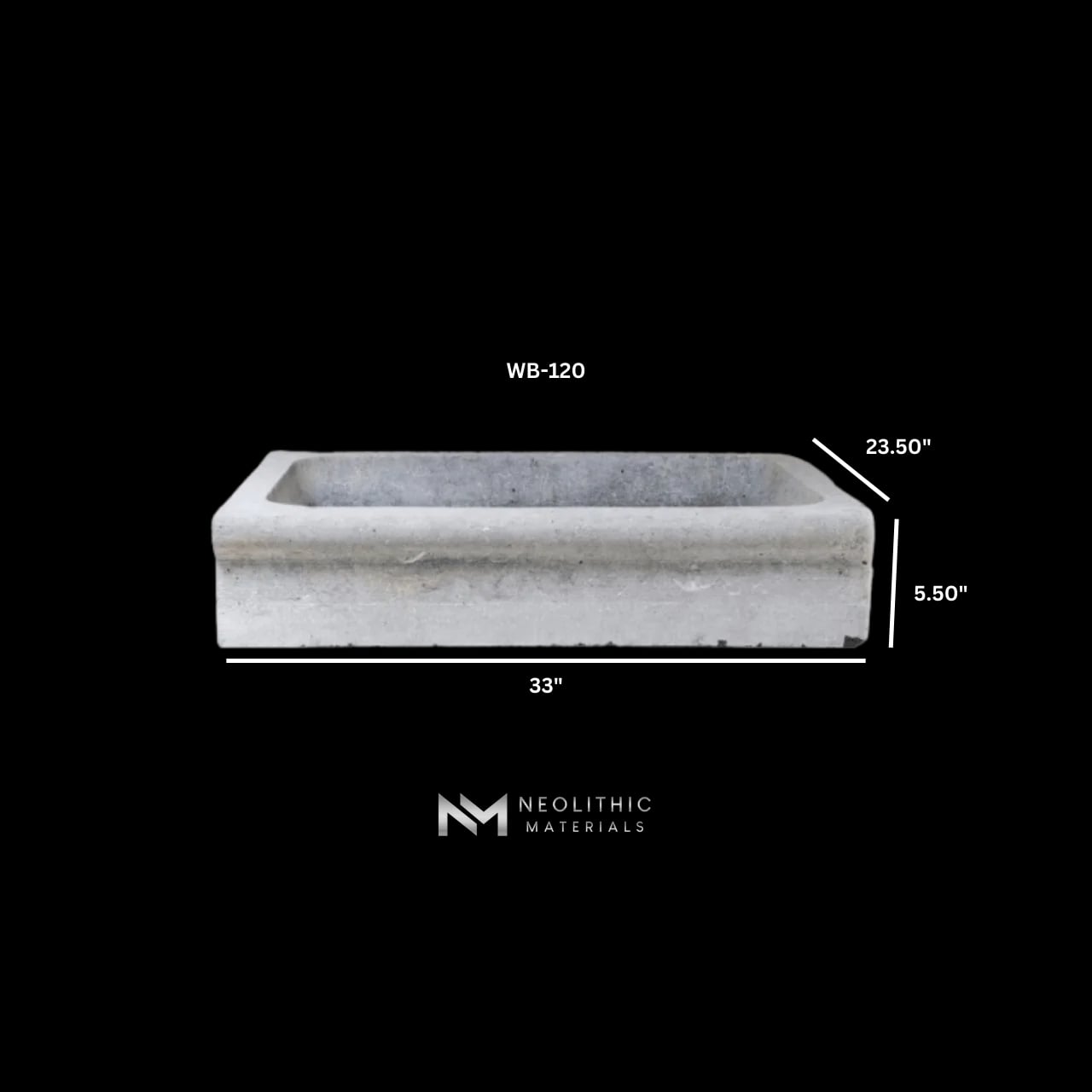 Antique Belgian Bluestone Trough Sinks thumbnail 2