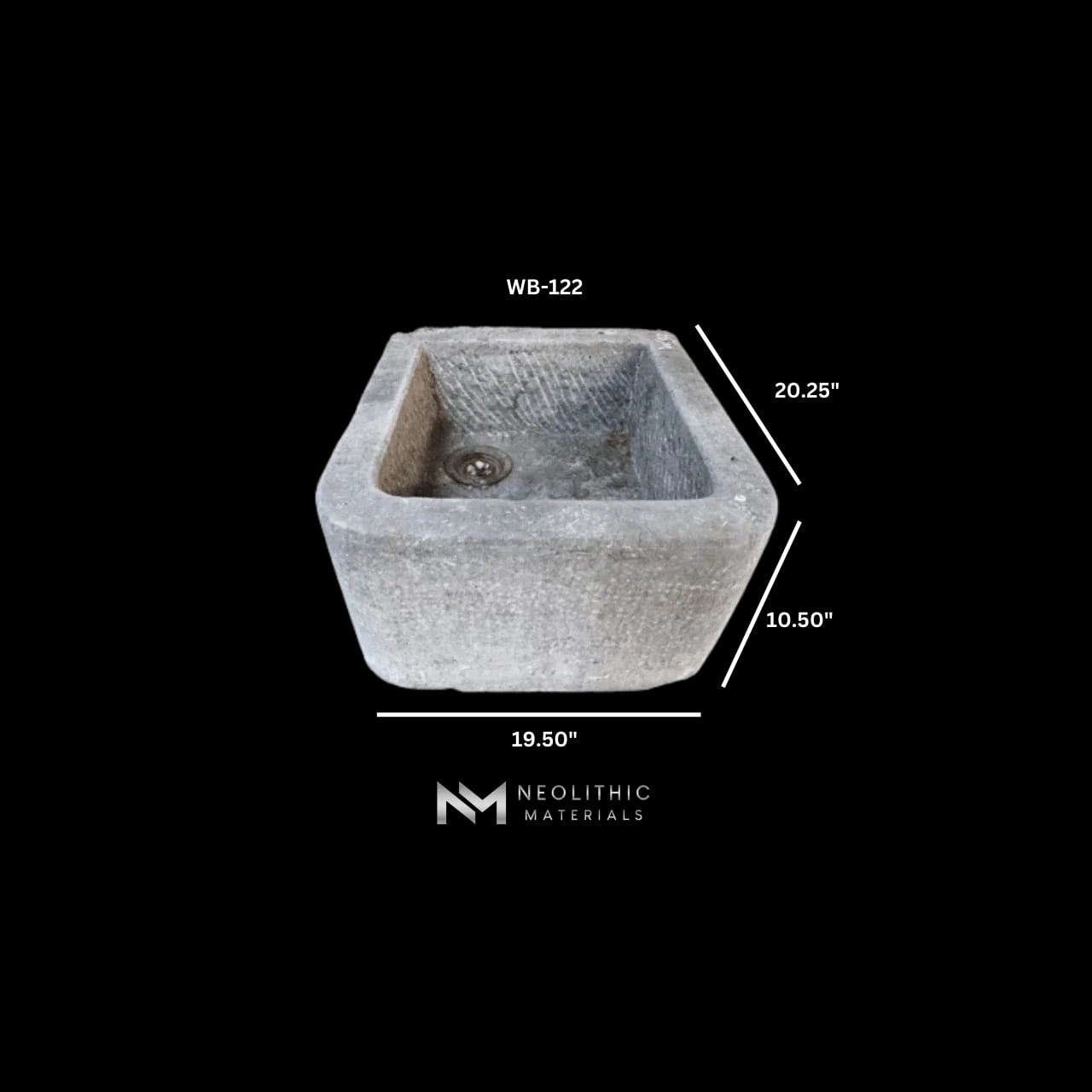 Antique Belgian Bluestone Trough Sinks thumbnail 7