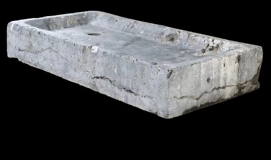 Antique Belgian Bluestone Sink thumbnail 3