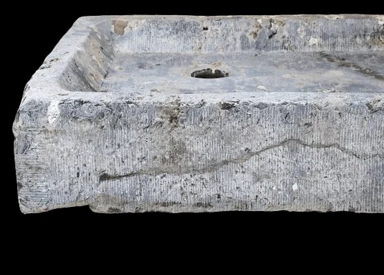 Antique Belgian Bluestone Sink thumbnail 5