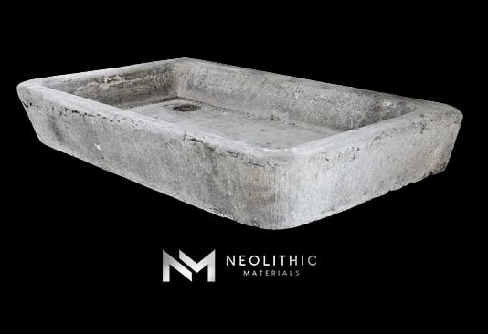 Antique Belgian Bluestone Sink thumbnail 2