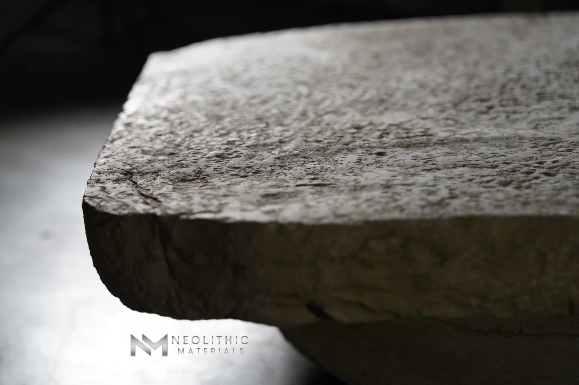 Antique Italian Limestone Table Top thumbnail 5