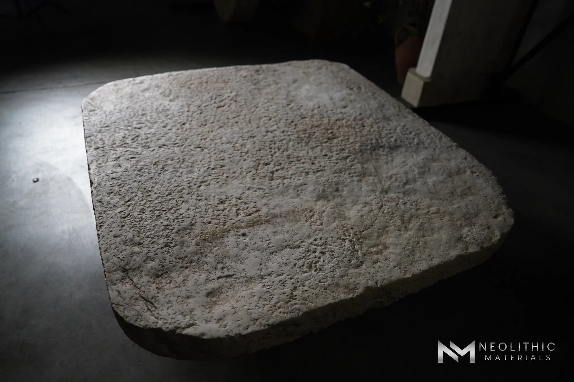 Antique Italian Limestone Table Top thumbnail 15