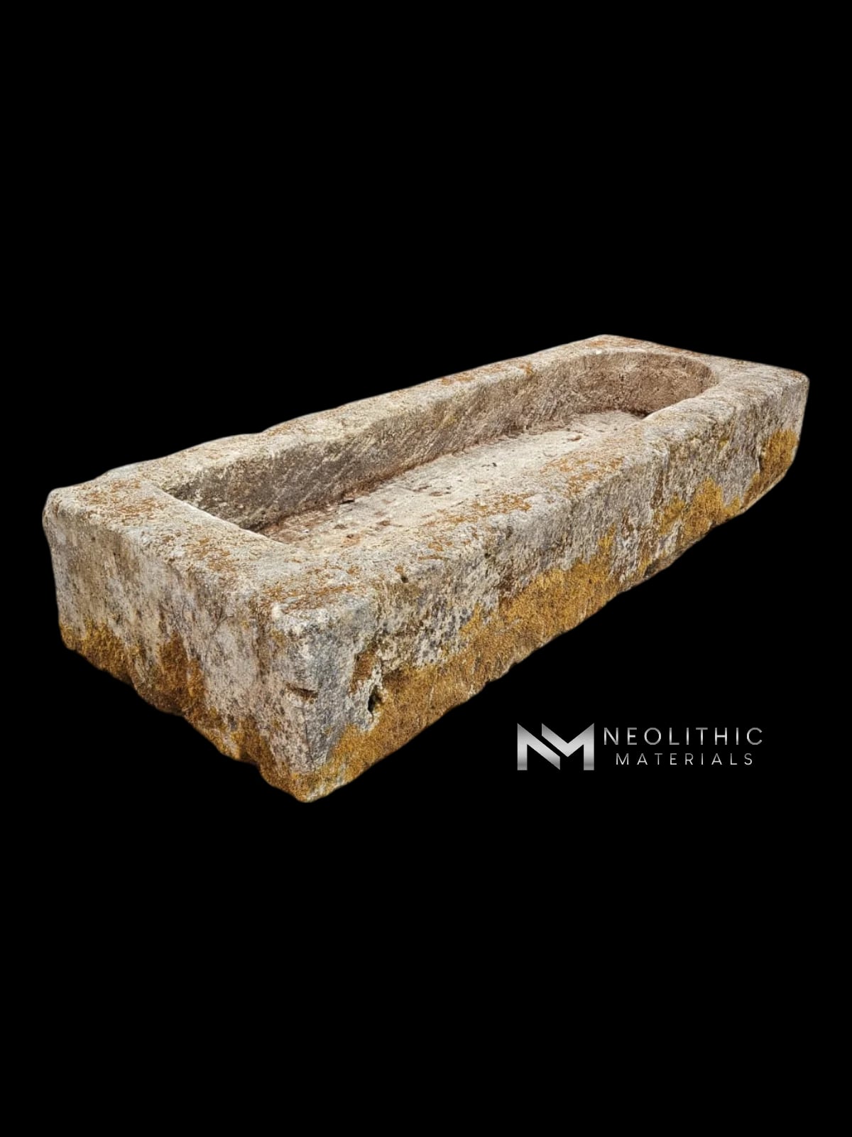French Antique 19th Century Limestone Trough thumbnail 2