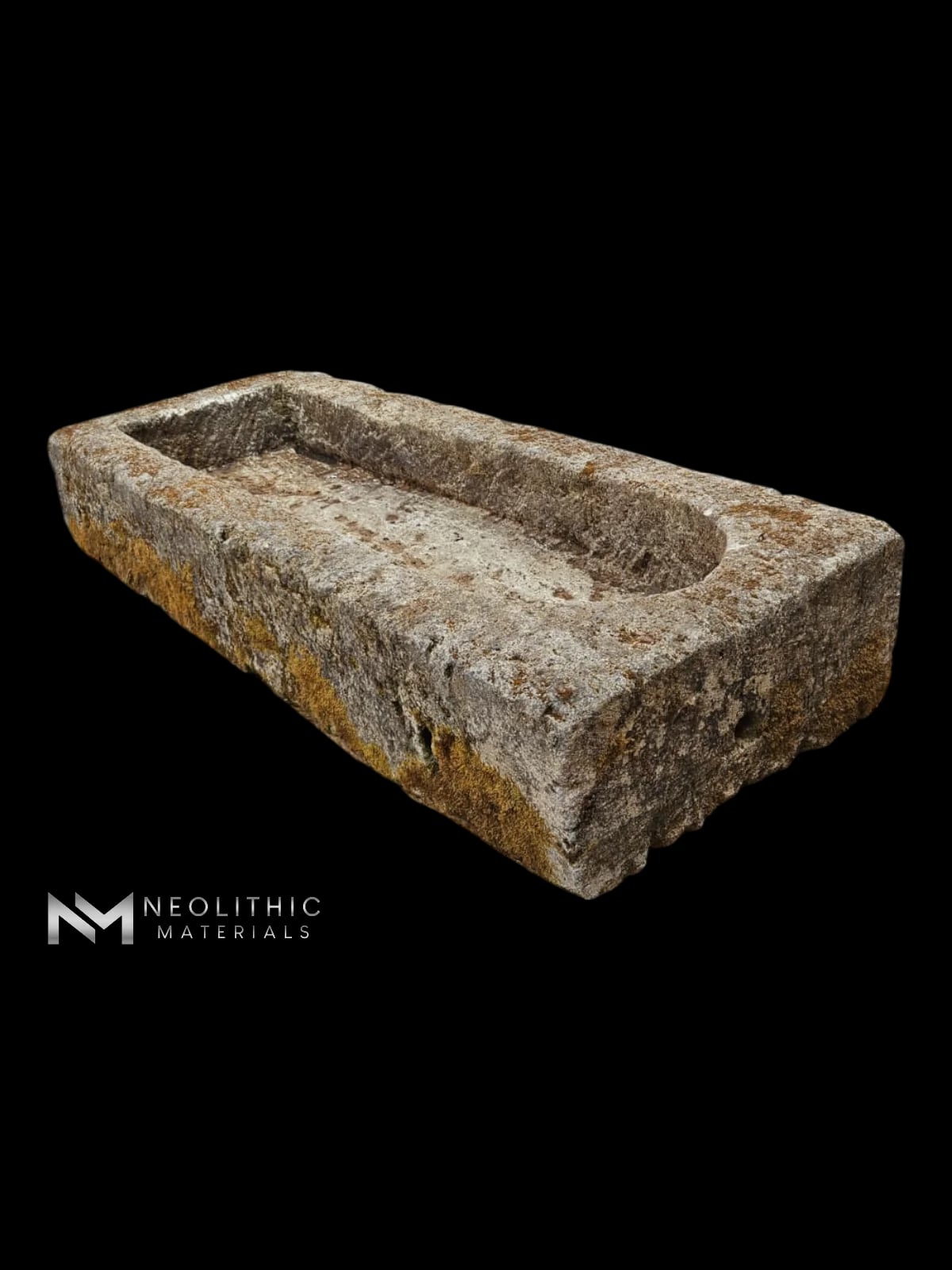 French Antique 19th Century Limestone Trough thumbnail 3