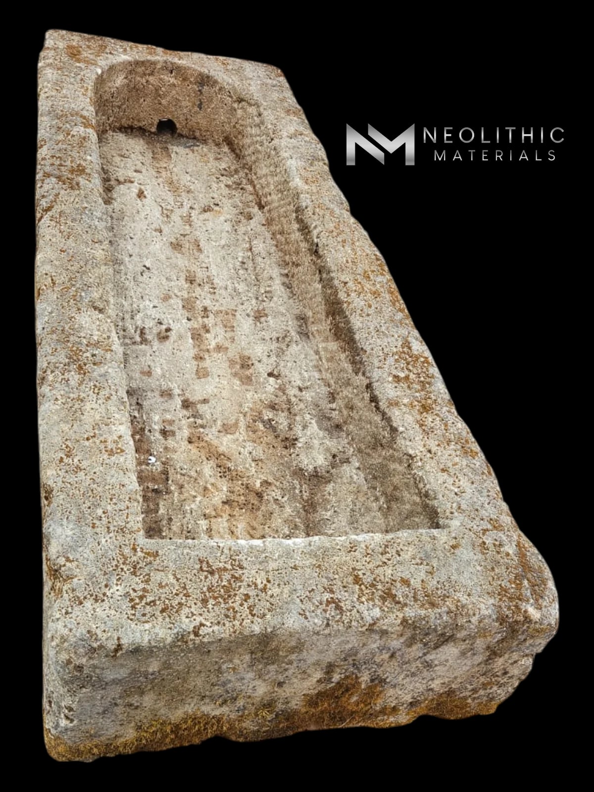French Antique 19th Century Limestone Trough thumbnail 5