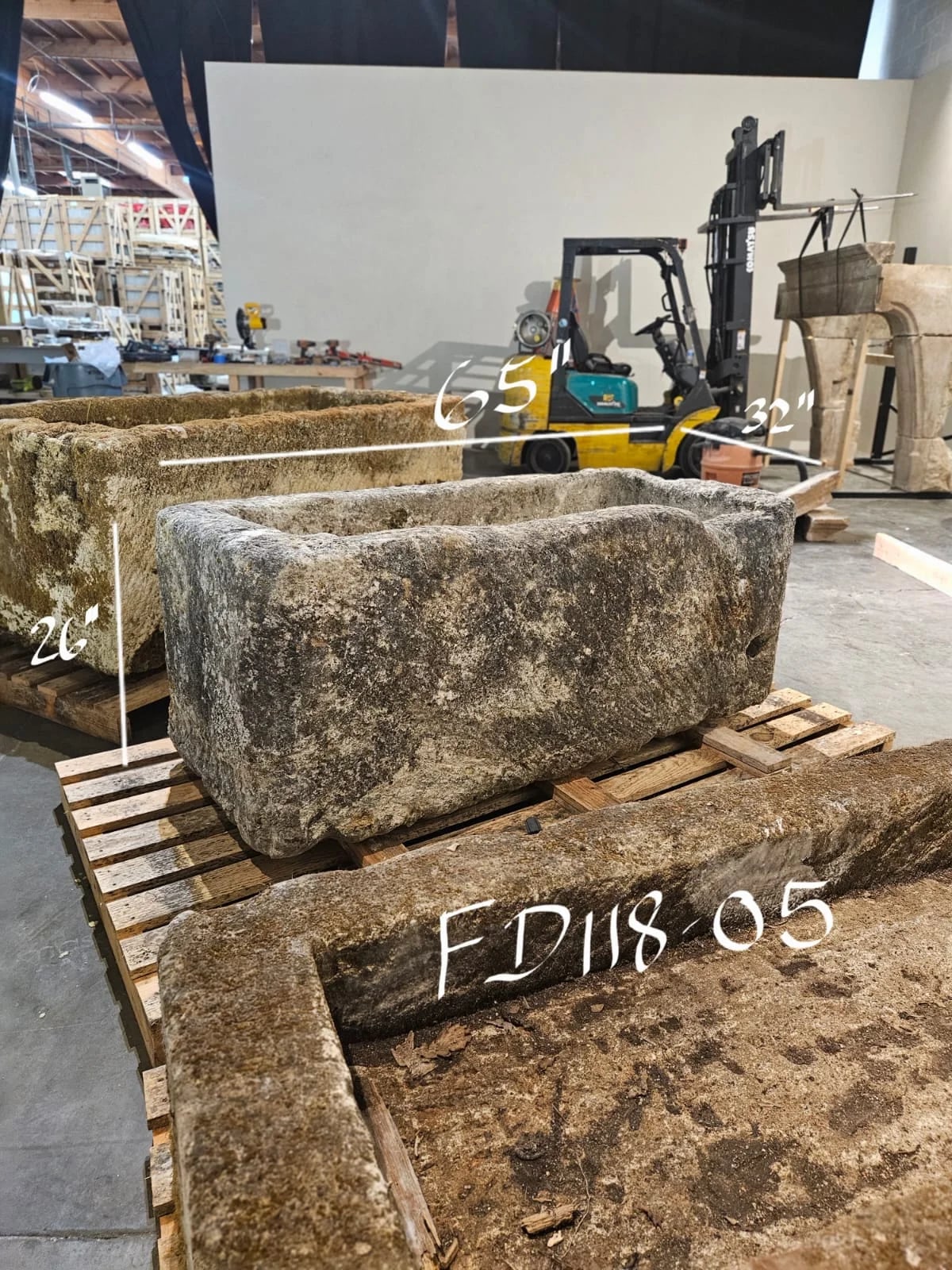 Antique French Limestone Trough thumbnail 8
